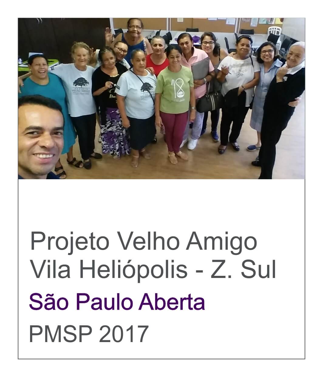 Projeto Velho Amigo Vila Heliópolis Jogos para idosos